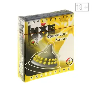 Презервативы «Luxe» Exclusive Кричащий банан, 1 шт