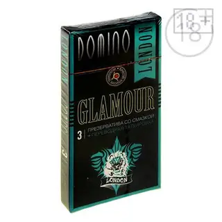 Презервативы «Domino» Glamour London + Тату, 3 шт