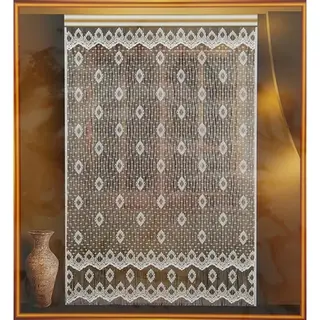 Штора без шторной ленты, размер 165х250 см, 100% п/э, цвет белый