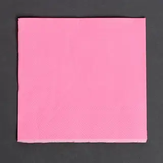 Салфетки бумажные, однотонные, 25×25 см, набор 20 шт., цвет розовый
