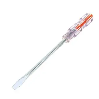 Отвертка Сrystal, SL8,0 х 150 мм, прозрачная рукоятка, углеродистая сталь