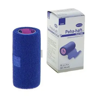 PEHA-HAFT самофиксирующийся бинт, синий, 10 х 400 см