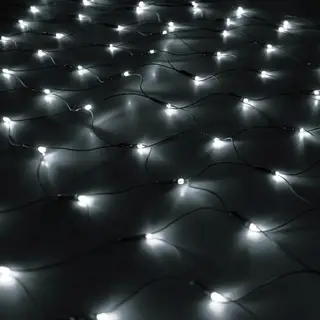 СЕТЬ, Ш:1 м, В:0.9 м, Н.Т. LED-120-220V, контр. 8 режимов, БЕЛЫЙ