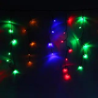Гирлянда "Бахрома" улич. Ш:2 м, В:0,6 м, Н.Т. LED-120-220V, контр. 8 р. МУЛЬТИ