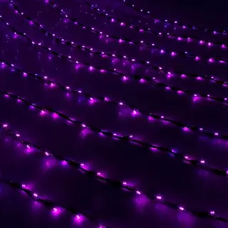 Гирлянда "Дождь" улич. Ш:2 м, В:6 м, Н.Т. LED-1500-220V, контр. 8 р, ФИОЛЕТ