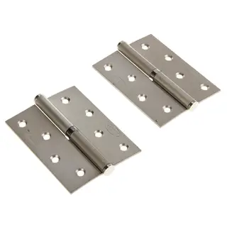 Петля дверная 1BB, 100х70х2.5 мм, набор 2 петли, цвет хром