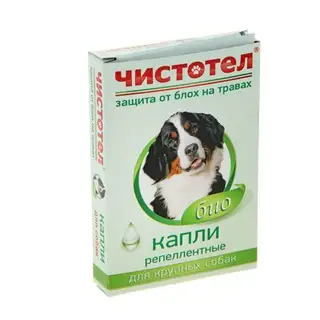 Капли от блох для крупных собак "Чистотел БИО"