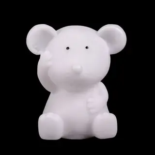 Ночник "Белая мышка", 6х4,5х7 см, пластик, батарейки в комплекте
