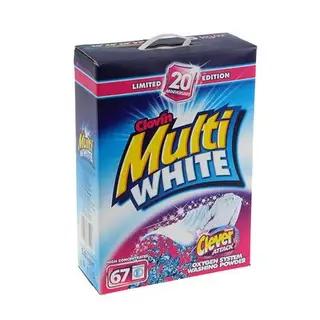 Стиральный порошок для стирки белого белья Multi White картонная коробка 5 кг
