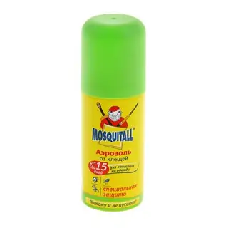 Аэрозоль Mosquitall Специальная защита от клещей 100 мл
