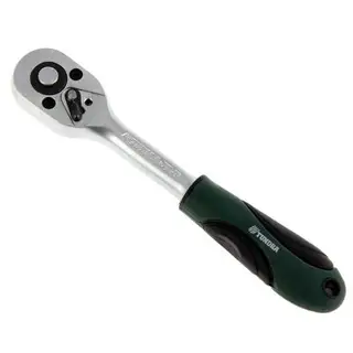 Вороток с трещоткой ТУНДРА, квадрат 1/4", CrV