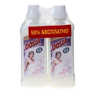 Ополаскиватель для белья Dosia Для чувствительной кожи, набор 2 x 1 л
