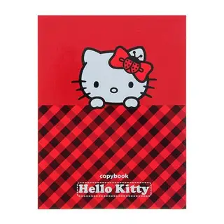 Тетрадь на кольцах А5, 80 листов клетка Hello Kitty-23, глянцевая ламинация