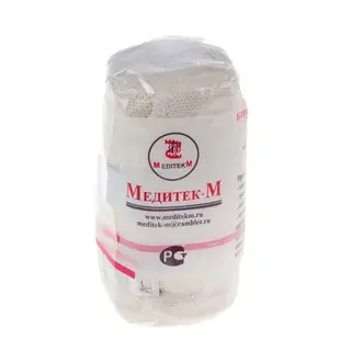 Бинт эластичный медицинский "Медитек" с застежкой, 8 х 300 см