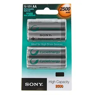 Аккумулятор Sony CycleEnergy, Ni-Mh, AA, HR6-4BL, 1.2В, 2500 мАч, блистер, 4 шт