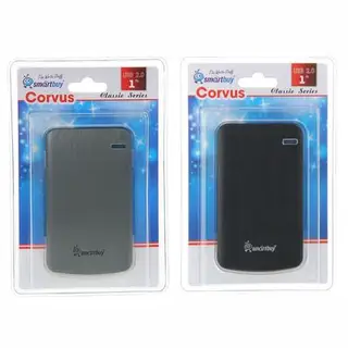 Внешний жесткий диск HDD 2,5" Smartbuy Corvus, 1 TB, USB 2.0 серый