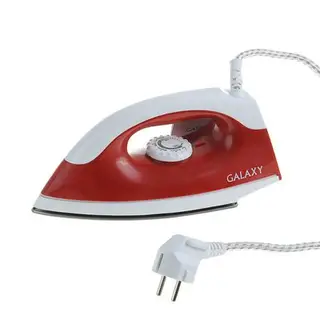 Утюг Galaxy GL 6126, 1400 Вт, антипригарное покрытие, красный