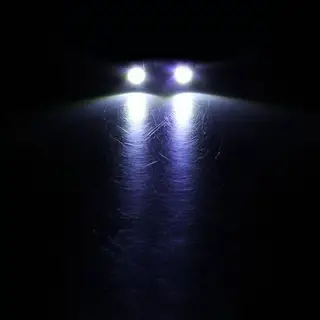 Дневные ходовые огни DRL-1-4-3(2), 1 LED-COB, 3 Вт, 12 В, 2 шт., металл, корпус черный