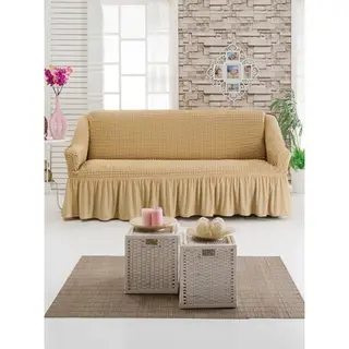 Чехол для мягкой мебели DO&CO DIVAN KILIFI, диван 3-х местный, цвет медовый