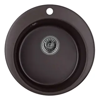 Мойка кухонная гранитная Granula 4801 "Шоколад", d=475 мм