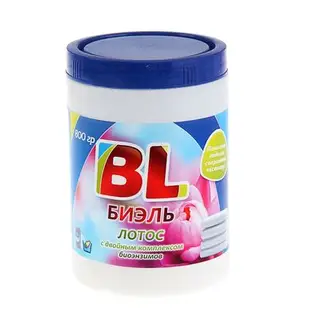 Стиральный порошок BL (БиЭль) Лотос для ручной стирки с биоэнзимами 800 г