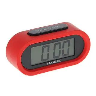 Электронный будильник Lamark LK-2101, красный