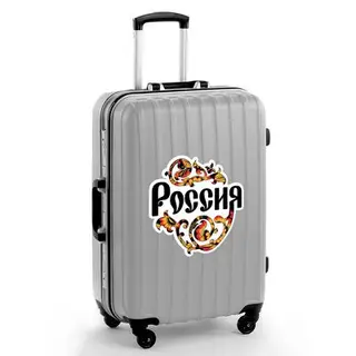 Наклейка на чемодан «Россия», 13.8 × 13.4 см