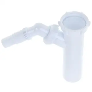 Отвод стиральной машины Aquant, 1 1/2" х 40 мм, универсальный