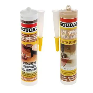 Герметик Soudal, акриловый, паркетный, под дуб, 300 мл