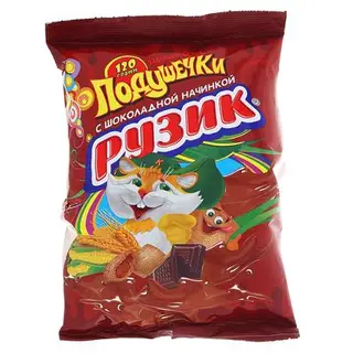 Подушечки "Рузик" шоколадные, 120 г