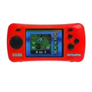 Игровая приставка EXEQ Rainbow, 2.7", 111 игр, подключение к ТВ, красная
