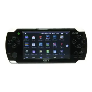 Игровая приставка EXEQ NET, 4.3", Android 4.0, Wi-Fi, 1.3 Мп, подключение к ТВ