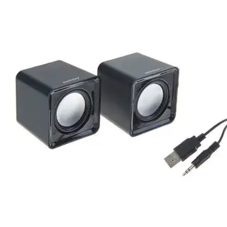 Компьютерные колонки 2.0 SmartBuy MINI SBA-2800, 2х2.5Вт, USB, черные