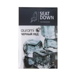 Ароматизатор воздуха на гелевой основе AURAMI SEAT DOWN "Черный лед" 100 гр