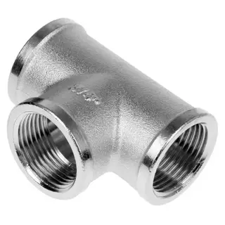 Тройник с внутренней резьбой General Fittings, 3/4", никелированная латунь