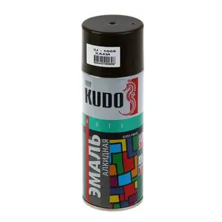 Эмаль алкидная универсальная Kudo хаки, глянцевая, 0,52л