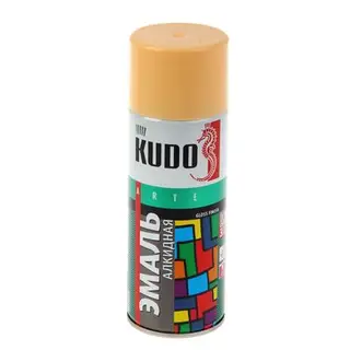 Эмаль алкидная универсальная Kudo бежевая, глянцевая, 0,52л