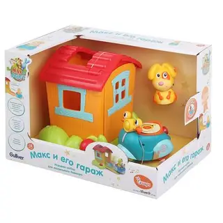 Игровой набор "Макс - гараж" гараж+мотоцикл+макс 61038Ou