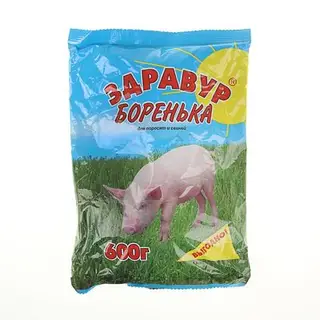 Премикс Здравур "Боренька" для поросят и свиней, минеральная добавка, 600 гр
