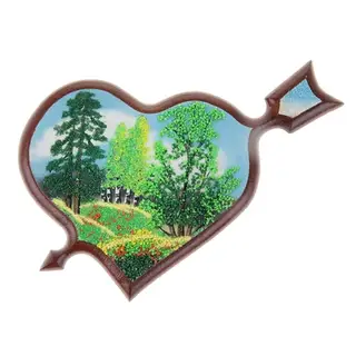 Картина "Сердце №3" 18 см