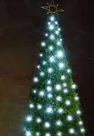 Звездное небо для 9м. (Комплект освещения на уличную елку высотой 9 м)