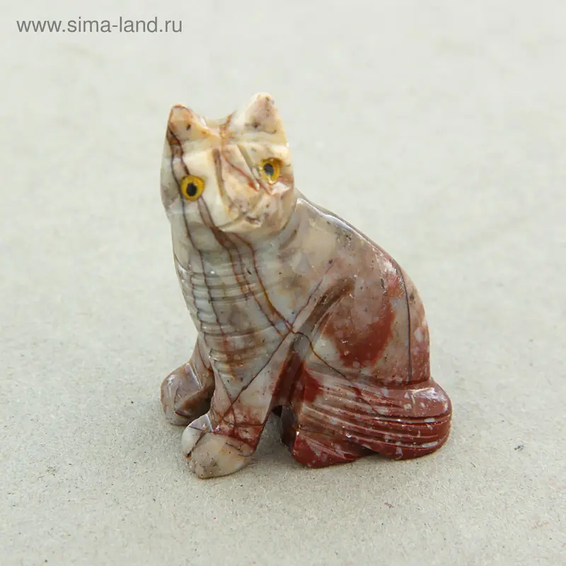 Сувенир "Кошка" пирофиллит