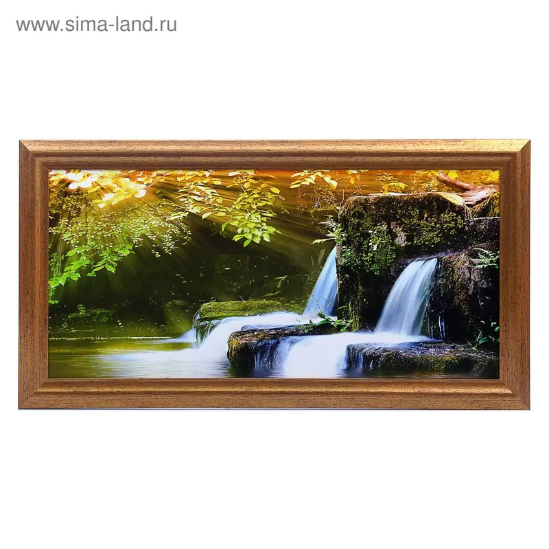 Картина "Водопад" 40х77 см рама МДФ
