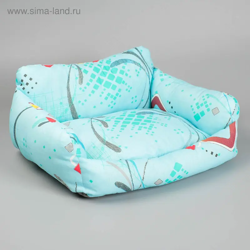 Диван для животных, 40 х 50 х 23 см, микс цветов