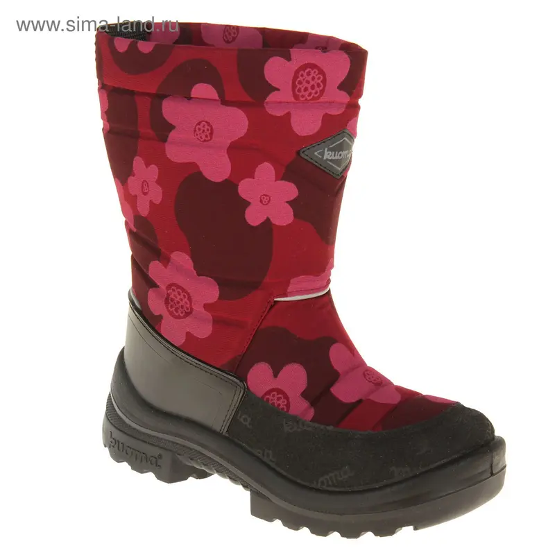 Сапоги детские Kuoma (bordeaux flower) (р. 32)
