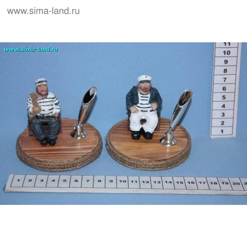 подставка д/ручек моряк 9*9*12 CB19A (бокс 108 шт) мин 2 шт микс