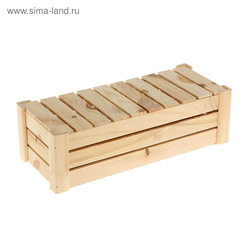 Ящик реечный 37*14*15 (натур)