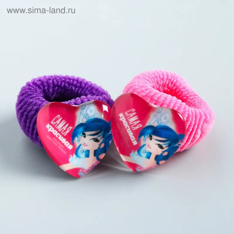 Резинки для волос "Самая красивая" ВИНКС: Муза, 2 шт., 7,5 х 6 см