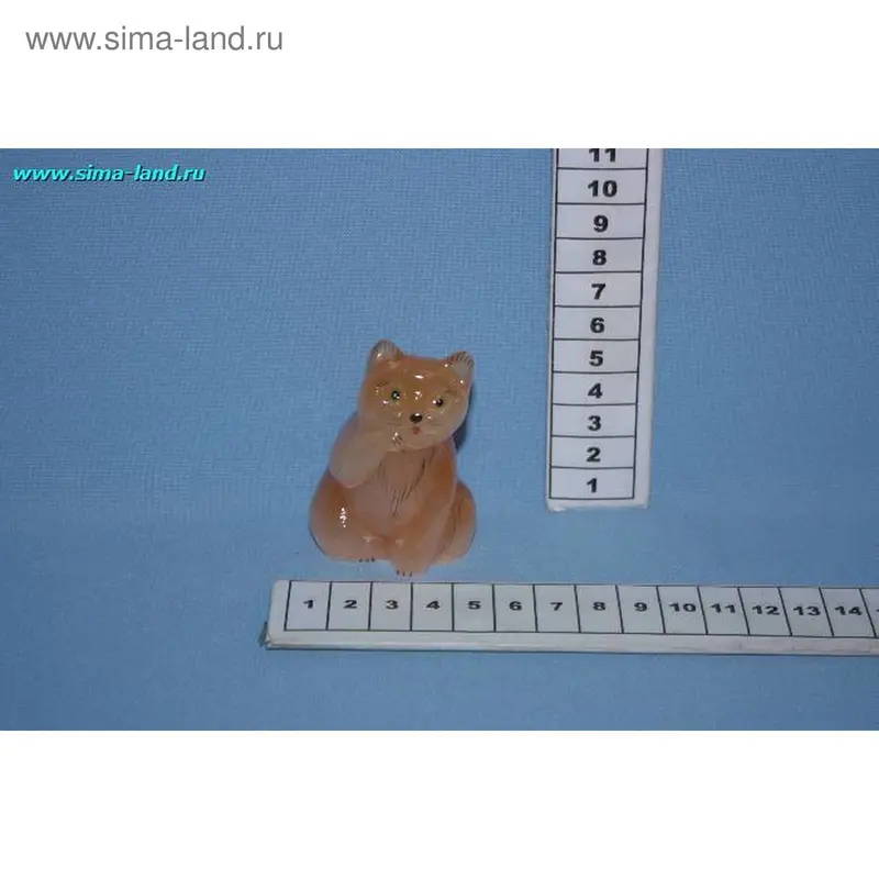 статуэтка Кот Японский селенит 7*4