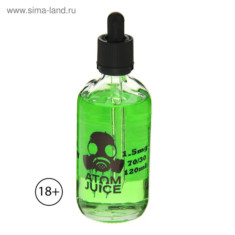 Жидкость для многоразовых ЭИ ATOM JUICE Atom energy, 1,5 мг, 12 мл